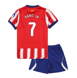 Fotbollsset Barn Atletico Madrid Lee Kang-in #7 Hemmatröja 2026-27 Mini-Kit Kortärmad (+ korta byxor)