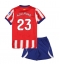 Fotbollsset Barn Atletico Madrid Morten Hjulmand #23 Hemmatröja 2026-27 Mini-Kit Kortärmad (+ korta byxor)