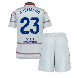Fotbollsset Barn Atletico Madrid Morten Hjulmand #23 Tredje Tröja 2026-27 Mini-Kit Kortärmad (+ korta byxor)