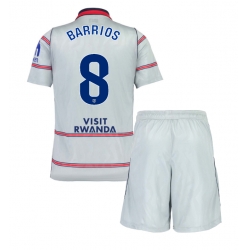 Fotbollsset Barn Atletico Madrid Pablo Barrios #8 Tredje Tröja 2026-27 Mini-Kit Kortärmad (+ korta byxor)