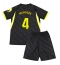 Fotbollsset Barn Atletico Madrid Rodrigo Mendoza #4 Bortatröja 2026-27 Mini-Kit Kortärmad (+ korta byxor)