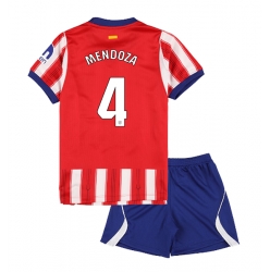 Fotbollsset Barn Atletico Madrid Rodrigo Mendoza #4 Hemmatröja 2026-27 Mini-Kit Kortärmad (+ korta byxor)