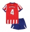 Fotbollsset Barn Atletico Madrid Rodrigo Mendoza #4 Hemmatröja 2026-27 Mini-Kit Kortärmad (+ korta byxor)