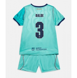 Fotbollsset Barn Barcelona Alejandro Balde #3 Tredje Tröja 2026-27 Mini-Kit Kortärmad (+ korta byxor)