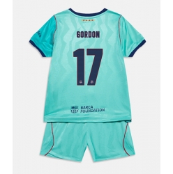 Fotbollsset Barn Barcelona Anthony Gordon #17 Tredje Tröja 2026-27 Mini-Kit Kortärmad (+ korta byxor)