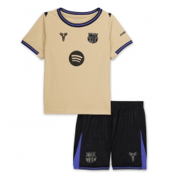 Fotbollsset Barn Barcelona Bortatröja 2025-26 Mini-Kit Kortärmad (+ korta byxor)