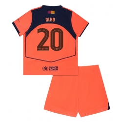 Fotbollsset Barn Barcelona Dani Olmo #20 Tredje Tröja 2025-26 Mini-Kit Kortärmad (+ korta byxor)