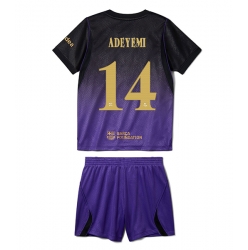 Fotbollsset Barn Barcelona Karim Adeyemi #14 Bortatröja 2026-27 Mini-Kit Kortärmad (+ korta byxor)