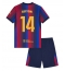 Fotbollsset Barn Barcelona Karim Adeyemi #14 Hemmatröja 2026-27 Mini-Kit Kortärmad (+ korta byxor)