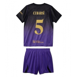 Fotbollsset Barn Barcelona Pau Cubarsi #5 Bortatröja 2026-27 Mini-Kit Kortärmad (+ korta byxor)