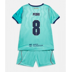 Fotbollsset Barn Barcelona Pedri Gonzalez #8 Tredje Tröja 2026-27 Mini-Kit Kortärmad (+ korta byxor)