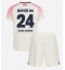 Fotbollsset Barn Bayer Leverkusen Aleix Garcia #24 Bortatröja 2025-26 Mini-Kit Kortärmad (+ korta byxor)