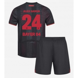Fotbollsset Barn Bayer Leverkusen Aleix Garcia #24 Hemmatröja 2025-26 Mini-Kit Kortärmad (+ korta byxor)
