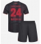 Fotbollsset Barn Bayer Leverkusen Aleix Garcia #24 Hemmatröja 2025-26 Mini-Kit Kortärmad (+ korta byxor)