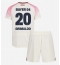 Fotbollsset Barn Bayer Leverkusen Alejandro Grimaldo #20 Bortatröja 2025-26 Mini-Kit Kortärmad (+ korta byxor)