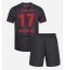 Fotbollsset Barn Bayer Leverkusen Eliesse Ben Seghir #17 Hemmatröja 2025-26 Mini-Kit Kortärmad (+ korta byxor)