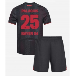 Fotbollsset Barn Bayer Leverkusen Exequiel Palacios #25 Hemmatröja 2025-26 Mini-Kit Kortärmad (+ korta byxor)