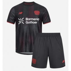 Fotbollsset Barn Bayer Leverkusen Hemmatröja 2025-26 Mini-Kit Kortärmad (+ korta byxor)