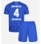 Fotbollsset Barn Bayer Leverkusen Jarell Quansah #4 Tredje Tröja 2025-26 Mini-Kit Kortärmad (+ korta byxor)