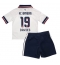 Fotbollsset Barn Bayern Munich Alphonso Davies #19 Bortatröja 2026-27 Mini-Kit Kortärmad (+ korta byxor)