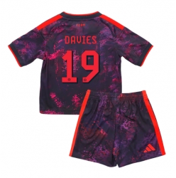 Fotbollsset Barn Bayern Munich Alphonso Davies #19 Tredje Tröja 2026-27 Mini-Kit Kortärmad (+ korta byxor)