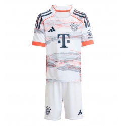 Fotbollsset Barn Bayern Munich Bortatröja 2025-26 Mini-Kit Kortärmad (+ korta byxor)
