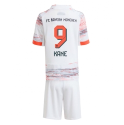 Fotbollsset Barn Bayern Munich Harry Kane #9 Bortatröja 2025-26 Mini-Kit Kortärmad (+ korta byxor)