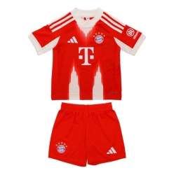 Fotbollsset Barn Bayern Munich Hemmatröja 2025-26 Mini-Kit Kortärmad (+ korta byxor)