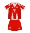 Fotbollsset Barn Bayern Munich Hemmatröja 2025-26 Mini-Kit Kortärmad (+ korta byxor)