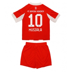 Fotbollsset Barn Bayern Munich Jamal Musiala #10 Hemmatröja 2025-26 Mini-Kit Kortärmad (+ korta byxor)
