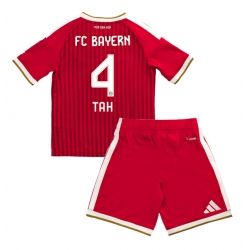 Fotbollsset Barn Bayern Munich Jonathan Tah #4 Hemmatröja 2026-27 Mini-Kit Kortärmad (+ korta byxor)
