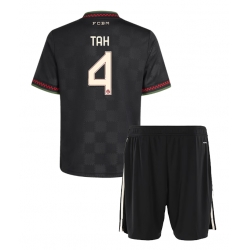 Fotbollsset Barn Bayern Munich Jonathan Tah #4 Tredje Tröja 2025-26 Mini-Kit Kortärmad (+ korta byxor)