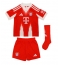Fotbollsset Barn Bayern Munich Joshua Kimmich #6 Hemmatröja 2025-26 Mini-Kit Kortärmad (+ korta byxor)