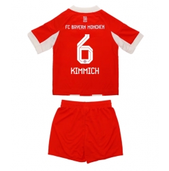 Fotbollsset Barn Bayern Munich Joshua Kimmich #6 Hemmatröja 2025-26 Mini-Kit Kortärmad (+ korta byxor)