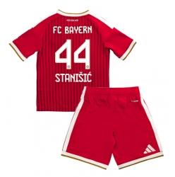 Fotbollsset Barn Bayern Munich Josip Stanisic #44 Hemmatröja 2026-27 Mini-Kit Kortärmad (+ korta byxor)
