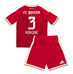 Fotbollsset Barn Bayern Munich Kim Min-jae #3 Hemmatröja 2026-27 Mini-Kit Kortärmad (+ korta byxor)