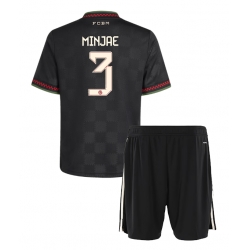 Fotbollsset Barn Bayern Munich Kim Min-jae #3 Tredje Tröja 2025-26 Mini-Kit Kortärmad (+ korta byxor)