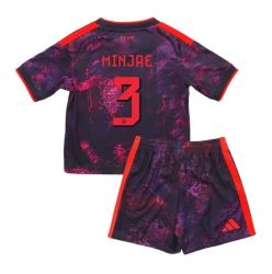 Fotbollsset Barn Bayern Munich Kim Min-jae #3 Tredje Tröja 2026-27 Mini-Kit Kortärmad (+ korta byxor)