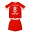 Fotbollsset Barn Bayern Munich Leon Goretzka #8 Hemmatröja 2025-26 Mini-Kit Kortärmad (+ korta byxor)