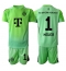 Fotbollsset Barn Bayern Munich Manuel Neuer #1 Målvakt Hemmatröja 2025-26 Mini-Kit Kortärmad (+ korta byxor)