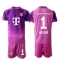 Fotbollsset Barn Bayern Munich Manuel Neuer #1 Målvakt Tredje Tröja 2025-26 Mini-Kit Kortärmad (+ korta byxor)