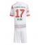 Fotbollsset Barn Bayern Munich Michael Olise #17 Bortatröja 2025-26 Mini-Kit Kortärmad (+ korta byxor)