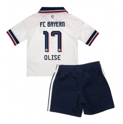 Fotbollsset Barn Bayern Munich Michael Olise #17 Bortatröja 2026-27 Mini-Kit Kortärmad (+ korta byxor)