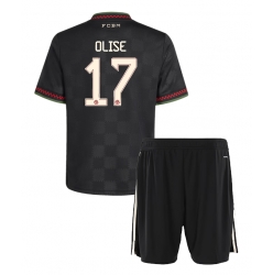 Fotbollsset Barn Bayern Munich Michael Olise #17 Tredje Tröja 2025-26 Mini-Kit Kortärmad (+ korta byxor)
