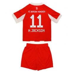 Fotbollsset Barn Bayern Munich Nicolas Jackson #11 Hemmatröja 2025-26 Mini-Kit Kortärmad (+ korta byxor)