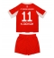 Fotbollsset Barn Bayern Munich Nicolas Jackson #11 Hemmatröja 2025-26 Mini-Kit Kortärmad (+ korta byxor)