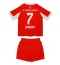 Fotbollsset Barn Bayern Munich Serge Gnabry #7 Hemmatröja 2025-26 Mini-Kit Kortärmad (+ korta byxor)