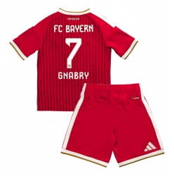 Fotbollsset Barn Bayern Munich Serge Gnabry #7 Hemmatröja 2026-27 Mini-Kit Kortärmad (+ korta byxor)