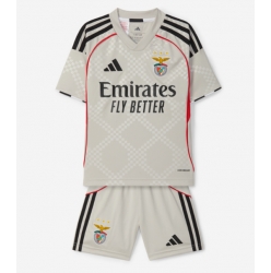 Fotbollsset Barn Benfica Bortatröja 2025-26 Mini-Kit Kortärmad (+ korta byxor)