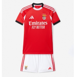 Fotbollsset Barn Benfica Hemmatröja 2025-26 Mini-Kit Kortärmad (+ korta byxor)